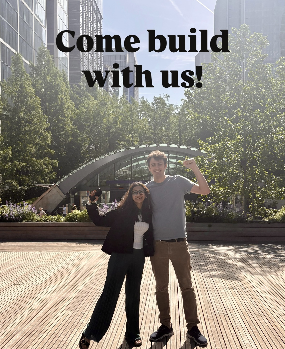 Mansi and Luca, founders of Solo Founder Fellowship